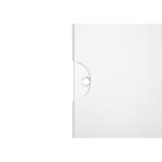 Exacompta Exacompta - 84858QD - 1 Wandtasche schraubbar und verklebbar A4 horizontal - aus hochwertigem PMMA Acryl - hohe Transparenz - Farbe: Crystal