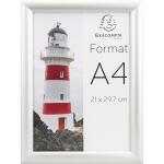 Exacompta Exacompta - Art.-Nr. 8494358D - 1 Wandrahmen aus Aluminium - A4-Format - kann horizontal oder vertikal verwendet werden - Schrauben und Dübel im Lieferumfang enthalten - Alu/Kristall