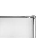 Exacompta Exacompta - Art.-Nr. 8494358D - 1 Wandrahmen aus Aluminium - A4-Format - kann horizontal oder vertikal verwendet werden - Schrauben und Dübel im Lieferumfang enthalten - Alu/Kristall