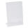 Exacompta Exacompta - 87058HD - 10 Stück Etikettenhalter zum Aufstellen - einfach zu personalisieren mit Kreaman - Maße 105 x 74 mm vertikal - DIN A7 - Kristallfarben
