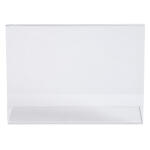 Exacompta Exacompta - 87058QD - 10 Stück Etikettenhalter zum Aufstellen - mit Kreaman einfach zu personalisieren - Maße 105 x 74 mm horizontal - DIN A7 - Kristallfarben