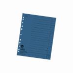 Falken Trennblätter, 24 x 30cm, 230g/m², durchgefärbt, 100er Poly blau