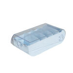 Exacompta 5336223D Lernkartei Bunnybox Pastellblau DIN A8 quer inklusive 100 Karteikarten. Originelle Karteikartenbox zum einfachen Vokabeln lernen dank 5-Fächer-Lernsystem für 600 Karteikarten