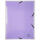 Exacompta Exacompta Schnellhefter mit 3 Klappen, Chromaline, Pastellfarben, Polypropylen, Lila