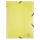 Exacompta Exacompta Schnellhefter mit 3 Klappen, Chromaline, Pastellfarben, Polypropylen, Gelb