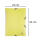 Exacompta Exacompta Schnellhefter mit 3 Klappen, Chromaline, Pastellfarben, Polypropylen, Gelb