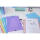 Exacompta Exacompta Schnellhefter mit 3 Klappen, Chromaline, Pastellfarben, Polypropylen, Gelb