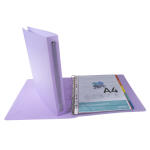 Ringb 4R 30mm PP A4 Chrom Pastel Lila