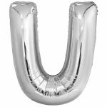 Amscan 9909570 9909570 Silber Buchstabe U SuperShape...