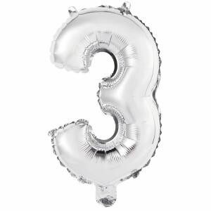 Mini Folienballon Zahl 3