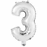 Mini Folienballon Zahl 3