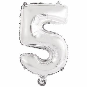 Mini Folienballon Zahl 5