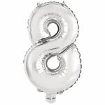 Mini Folienballon Zahl 8