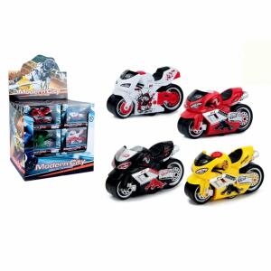Motorrad mit Rückzug