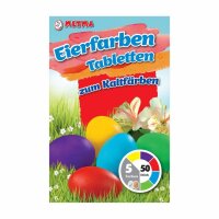 Metma B-594 - Eierfarben, 5 Stück, Gelb, Lila, Rot,...