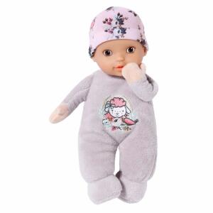 Baby Annabell Zapf Creation 706442 SleepWell for Babies 30cm-weiche Stoffpuppe für Babys mit Aufnahmefunktion, in grau rosa, waschbar, ab Geburt nutzbar