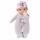 Baby Annabell Zapf Creation 706442 SleepWell for Babies 30cm-weiche Stoffpuppe für Babys mit Aufnahmefunktion, in grau rosa, waschbar, ab Geburt nutzbar