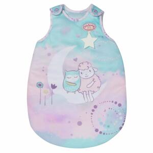 Zapf Creation 707135 Baby Annabell Sweet Dreams Schlafsack - Puppenschlafsack in lila türkis mit Klettverschluss und Leuchteffekt im Dunklen.