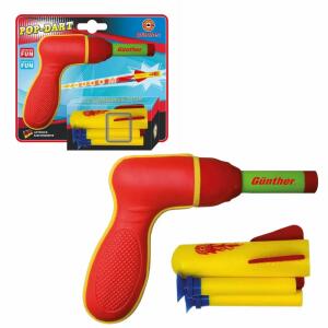 Luftdruck-Raketenwerfer Pop Darts GÜNTHER 1542  12x15cm