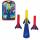 Paul Günther 1557 - Raketen-Spiel Mini Hand Pump Rocket, inkl. 3 Schaumstoff-Raketen, Raketen fliegen bis zu 10 Meter weit, für Kinder ab 4 Jahren