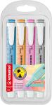 STABILO swing cool Pastel 4er Etui Seidengrau frische...
