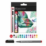 Marabu 0146000000104 - Fineliner Graphix, Set Hypnotize,...