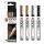 Marabu 1240000004001 - YONO Marker Set Metall mit 4 Farben, vielseitige Acrylstifte, feine, japanische Rundspitze 0,5 - 1,5 mm, wasserbasiert, lichtecht und wasserfest, für nahezu alle Untergründe