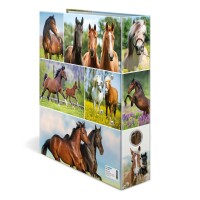 Herma Motiv-Ordner Karton A4, 7 cm Rückenbreite Pferdewiese