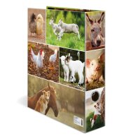 Herma Motiv-Ordner Karton A4, 7 cm Rückenbreite Bauernhoftiere