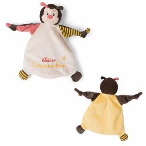 NICI 47134 Schmusetuch Biene Kleiner Sonnenschein 25x25cm, beige