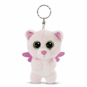 NICI 47833 Glubschis Schutzengel Schlüsselanhänger 9cm Katze Glowy Malli, pink