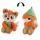 NICI 48061 Kuscheltier Schlafmützen Fuchs Finjo 22cm, ORANGE, 22 cm