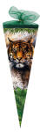 Nestler Schultüte Tüllv. 35 cm rund Tiger