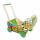 Hess Holzspielzeug 31179 - Puppenwagen aus Holz, Serie Bauernhof, handgefertigt, mit Gummibereifung, für Kinder ab 12 Monaten, ca. 54 x 8,5 x 38,8 cm, für den Spaziergang mit Puppe und Teddy