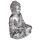 OOTB Sitzende Deko-Figur Buddha ca. 14 x 11 cm