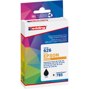 Edding Tintenpatrone EDD-626 ersetzt Epson 603XL (T03A1)