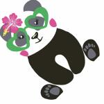 Motivserviette Panda gestanzt PAPER+DESIGN 198232   33 cm