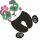 Motivserviette Panda gestanzt PAPER+DESIGN 198232   33 cm