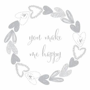 Motivserviette 33x33cm Hochzeit PAPER+DESIGN 198272