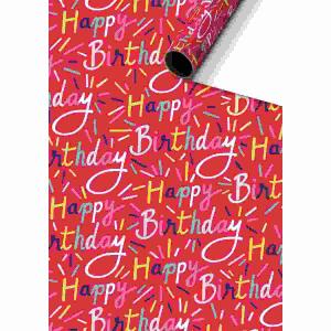 Geschenkpapierrolle Metallic 1.5mx70cm STEWO 2528 1520 99  B Day