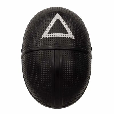 Boland - Maske Dreieck, Quadrat, Kreis oder Anführer, 4 Motive zur Auswahl, Soldat, Wächter, Spieler, Gesichts-Maske, koreanische Spiel-Maske, Game, Kostüm, Karneval, Mottoparty
