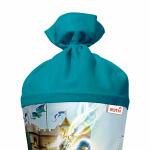 Motiv-Schultüte Ritter 70cm rund Rot(h)-Spitze Filzverschluss