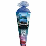 Roth Motiv-Schultüte, Polizei 110, 100 cm, eckig, Rot(h)-Spitze