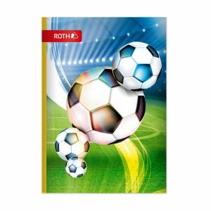 Roth Muttihefte/ Oktavhefte, A6, 64 Seiten liniert, Fußball, passend zu Schultüten- und Hausaufgabenheft-Motiven, Mitteilungsheft, Kritzelheft