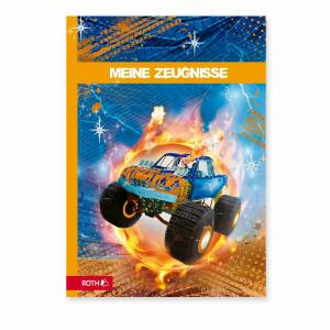 Roth für Dokumente und Zeugnisse, passend zu Schultüten-Motiven