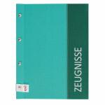 Roth Zeugnismappen Spectrum mit Buchschrauben, Mint, f12 PP-Einlagen,