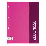 Roth Zeugnismappen Spectrum mit Buchschrauben, Pink, 12 PP-Einlagen,