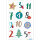 Herma Sticker DECOR Weihnachten Adventskalenderzahlen-Symbole beglimmert 2 Bl