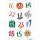 Herma Sticker DECOR Weihnachten Adventskalenderzahlen-Symbole beglimmert 2 Bl