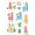 Herma Sticker DECOR Tiere Lama no Drama beglimmert 1 Bl